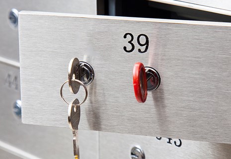 Custodian Vaults securing safety deposit box door